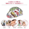 thumbnail image 6 of KLL America Landmarks1 Pattern Shower Cap & Bath Cap for Women,Reversible Oversized Waterproof Shower Caps for all Hair Lengths,Elastic Reusable Bathing Hair Cap, 6 of 6