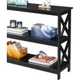 thumbnail image 5 of CZMJY Television Stands & Entertainment Centers with 3 Tier Storage Shelf TV Stand for Living Room, Black, 5 of 9
