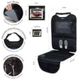 thumbnail image 5 of Lulyboo Auto Seat Protector and Carseat Organizer Tablet iPad Device Storage Window, Reinforced Seat Padded Non-Slip Grip Front and Rear Facing For Baby and Toddler Car Seats, 5 of 7