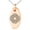 Rose, variant on Stainless Steel Celtic Eternity Knot Engraved Small Oval Charm Pendant Necklace