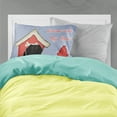 thumbnail image 2 of Dog House Collection Wire Haired Dachshund Black Tan Fabric Standard Pillowcase, 2 of 2