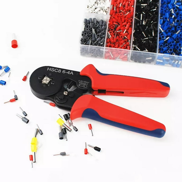 Ferrule Crimping Tool Kit Wire Terminals Crimping Tool +800 PCS Wire  Terminals
