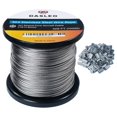 thumbnail image 1 of Cuerda de alambre Dasleo - Cable de alambre de acero inoxidable 304 - Cuerda de alambre de acero inoxidable de 1/16 de pulgada resistente al agua y al óxido de 328 pies - Núcleo de hebras de 7x7 - 100, 1 of 5