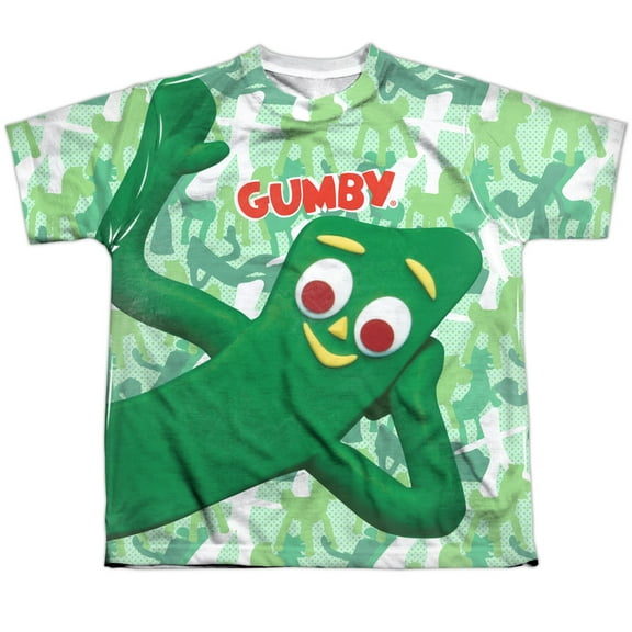 Gumby - Gumbyflage - Youth Short Sleeve Shirt - Medium