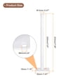 thumbnail image 2 of Unique Bargains 4Pack 8' x 2' Wall Mounting Floating Shelf Bracket Blind Shelf Support, White, 2 of 7