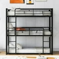 thumbnail image 3 of [Stable & Space Saving Solution] Restonic Bunk Bed Having Metal Slats & Guard Rails, 3 of 8