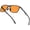 Orange Lens, variant on ANYLUV Blue Light Glasses Men/Women, Al-Mg Metal Computer Blue Light Blocking Glasses, Relieve Eyestrain and Eye Protection