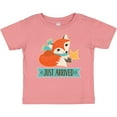 thumbnail image 3 of Inktastic Just Arrived Fox New Baby Boys or Girls Baby T-Shirt, 3 of 5