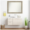 thumbnail image 7 of Amanti Art Custom Wall and Bathroom Mirror (36 x 44 in.), Trellis Silver Frame, 7 of 7