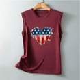 thumbnail image 6 of 4th of July Tank Tops For Women Summer American Flag Graphic Patriotic Sexy Crop Tops Crewneck Sleeveless Vest Shirt, 6 of 6
