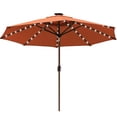 thumbnail image 6 of EliteShade Sunbrella Solar Umbrellas 9ft Market Umbrella with 80 LED Lights Patio Umbrellas Outdoor Table Umbrella（Antique Beige）, 6 of 6