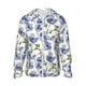 thumbnail image 1 of Fotbe Blue Flax Flowers Chaqueta con Protección Solar UPF 50+ para Hombre y Mujer, Camisa con Capucha y Bolsillos-Medium, 1 of 7