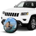thumbnail image 2 of Kll Two Brave Cats Are Floating On The Sea Iceberg Tire Cover,Universal Wheel Tire Cover For Trailer, Rv, Suv, Truck,Camper And Many Vehicle,(17 Inch), 2 of 7