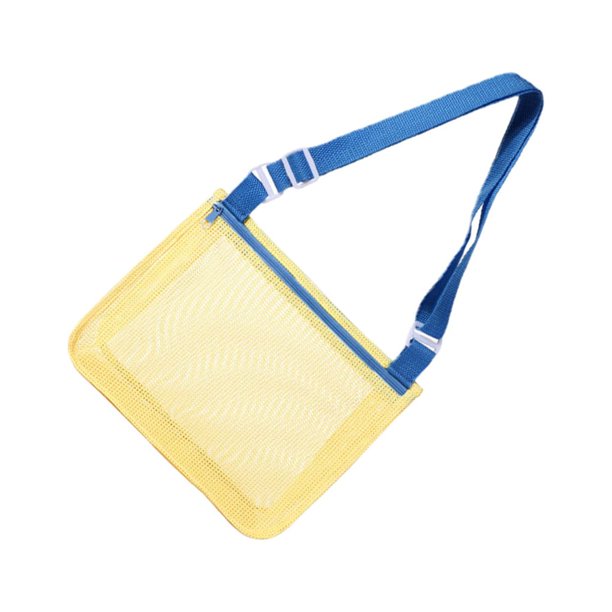 Bewildely Bolsa de playa de nylon con malla para juguetes para niños Bolsa de malla de malla de juguete de playa duradera y ajustable Bolsa de Type3 NO3