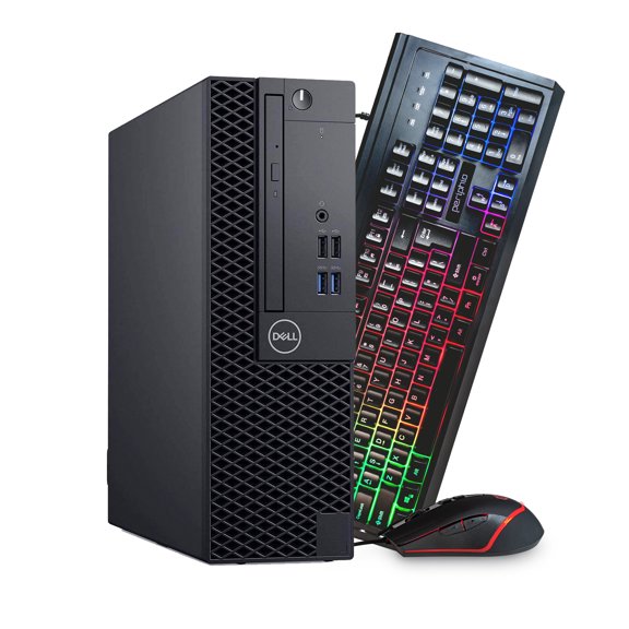 Restored Dell OptiPlex 3060 Desktop Computer Bundle | Intel Core i7, 16GB RAM, 500GB SSD | Windows 11 Pro | Blair Tech