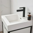 thumbnail image 6 of Marcilla 18" Single Sink Bath Vanity in White with One-Piece Composite Stone Top, 6 of 12