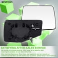 thumbnail image 4 of SCITOO Side View Mirror Passenger Side Glasses Door Mirror Glass fit for 2006-2011 for Ford Ranger 2006-2010 Mercury Mountaineer 2007-2010 for Ford Explorer Sport Trac Chrome, 4 of 8