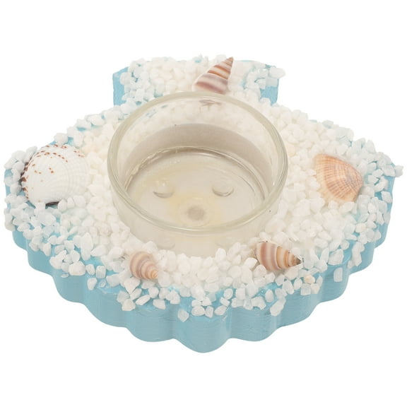 LITINKIMI Elegant Resin Shell Candlestick Ocean-Themed Table Decor Candle Holder For Home