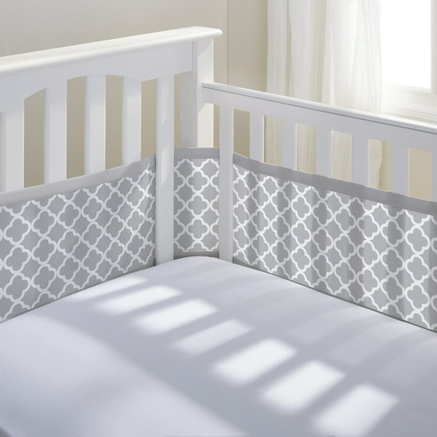 BreathableBaby Classic Breathable Baby Mesh Crib Liner, AntiBumper