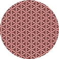 thumbnail image 1 of Ahgly Company Tapis Rond Lavable en Machine Intérieur Transitionnel Rose Pastel, 6 Pieds Rond, 1 of 7