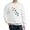 White, variant on CafePress - Paw Prints Sweatshirt - Crew Neck Sweatshirt