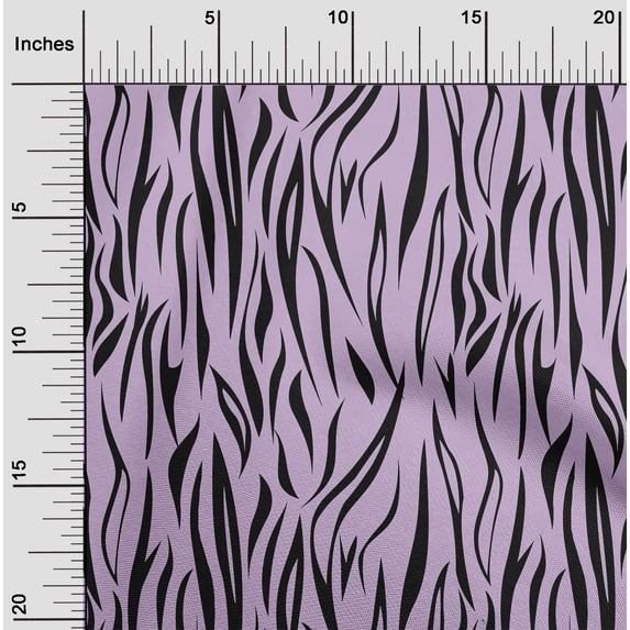 oneOone Cotton Jersey Light Purple Fabric Skins Animal Sewing Material Print Fabric By The Yard 58 Inch Wide