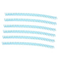 thumbnail image 3 of Sheet Binding Comb, Spiral Binding Coil Pretty Colour Plastic Large Capacity  For Paper Blue, 3 of 8