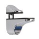 thumbnail image 1 of 2 Pieces Glass Shelf Bracket,adjustable Polished Zinc Alloy Bathroom Glass Shelf For Glass And Wood Floors Up To 2-23mm Thick Maxsilver, 1 of 5