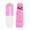 Pink, variant on Clear Windproof Folding Umbrella Compact Travel Umbrella for Women and Kids Sturdy 5-Folding Transparent Canopy Easy to Carry Lightweight Rain Umbrella for Purse and Backpack
