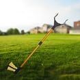 thumbnail image 1 of FUTUREORYY 1PC Golden Aluminium Alloy Trash Picker Tool with Folding Design for Garden Cleanup, 1 of 6