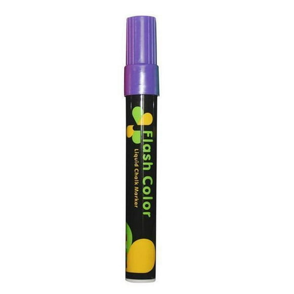 Colorful Removable Liquid Chalk Paint Windows Markers Washable Marker For Windows, Mirrors, Car Windshields, Glass, Whiteboards Purple