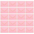 thumbnail image 1 of OUNONA 50Pcs Pink Paper Envelopes Decorative Invitation Cards Smooth Texture for Wedding Business Events, 1 of 8