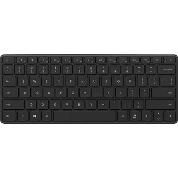 Microsoft Designer Compact Keyboard Matte Black. Standalone Wireless