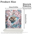 thumbnail image 6 of TSOVTHRID Otter Cherry Blossom Print Dining Chair Back Cover Kitchen Chairs Cover Decorative Chair Protector Slipcovers for Home Hotel Office Farmhouse Decoration, Set of 2, 6 of 7