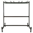 thumbnail image 3 of Hampden Furnishings Preston Table, Chair & Coat Rack Storage Cart with Checkerette Bars, 3 of 4