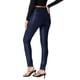thumbnail image 3 of Pantalones de cuero sintético CURVY GLAM para mujer, de cintura alta, ajustados y elásticos, estilo motociclista, talla XL, color azul, 3 of 6