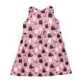 thumbnail image 3 of Girls Dress Cheerful Ghost and Black Cat Sleeveless Dress for Girls Hem A-Line Casual Sundress, 3 of 7