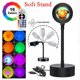 thumbnail image 1 of Lámpara de proyección de puesta de sol con Control remoto, luz LED de noche giratoria, lámpara de ambiente para el suelo, lámpara de Selfie USB para sala de estar y dormitorio, 1 of 5