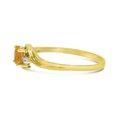 thumbnail image 4 of 14k Yellow Gold Oval Citrine And Diamond Ring, 4 of 6
