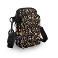 thumbnail image 3 of HELLHERO Hummingbird Flower Adjustable Shoulder Strap Crossbody Bag Polyester Double Zipper Adjustable Crossbody Bag for Casual Use, 3 of 7