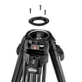 thumbnail image 6 of Manfrotto 645 Fast Twin Leg 3-Sections Carbon Fiber Tripod with Mid-Level Spreader, Bundle with 504X Fluid Video Head, 6 of 8