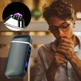 thumbnail image 4 of CASAFUN Arc Lighter Waterproof and Windproof Flameless Electric Torch Lighter Rechargeable USB Lighter for Candle, Cigarette/Cigar, Survival, Camping, BBQ Grill, Backpacking, Hiking, 4 of 8