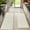 Beige, variant on MeyJey Gray Kitchen Rug Set 3 Piece, Non Slip Machine Washable Mats for Home Floor and Living Room