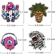 Horror Stickers Pack 100pcs, Vinyl Punk Stickers, Horror Stickers for Water Bottle Helmet Laptop, Horror Gifts for Adults Teens, Car Luggage Bicycle Motorcycle Computer Skateboard Decals