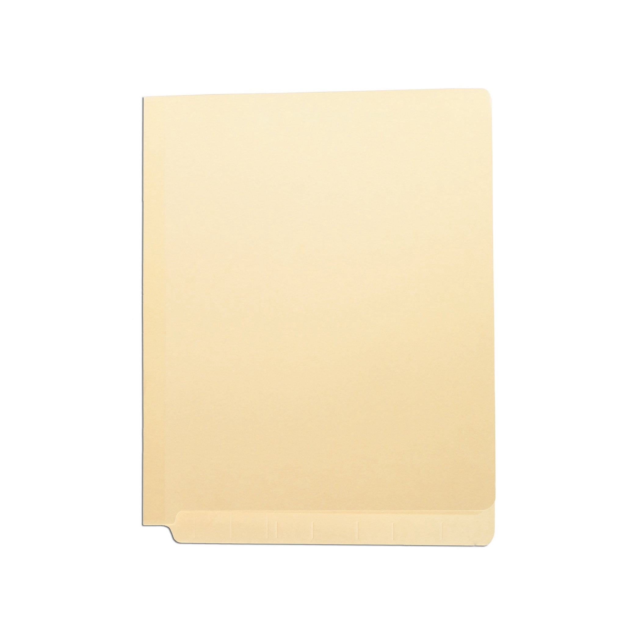 Medical Arts Press® Reinforced End Tab File Folder, 0.75" Expansion, 2 Fasteners, Letter Size, Manila Exterior, 250/Box