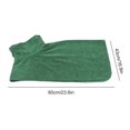 thumbnail image 2 of Pet Robe Thick Water Absorbent Pet Bathrobe Dog Bath Towel with Waist Belt, 2 of 10