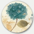 thumbnail image 1 of Designart 'fleur Cottage Bleue Hortensia I' Art Mural en Métal Style Ferme, 1 of 3
