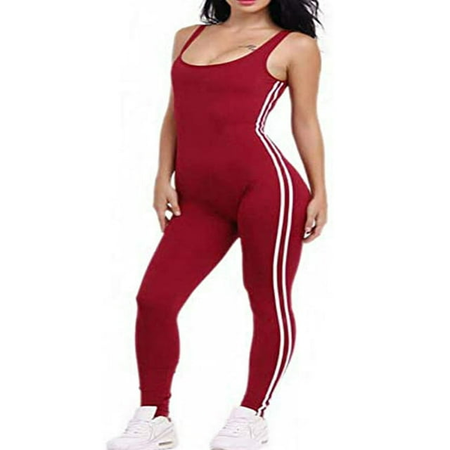 Bodys Femmes Col Roulé à Rayures Courtes Combinaison Athlétique