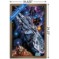 thumbnail image 3 of Star Wars: Global Art - Millennium Falcon Wall Poster, 14.725" x 22.375" Framed, 3 of 5