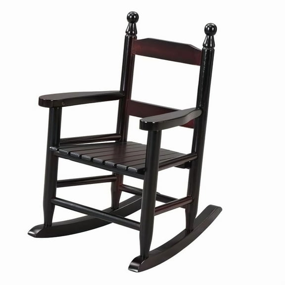 EBQOSK Children's rocking chair- Indoor or Outdoor -Suitable for kids-Durable Black